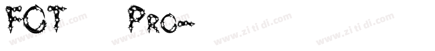 FOT スーラPro字体转换